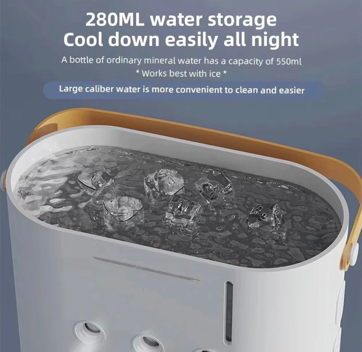 FrostFlowDouble Head Spray Cooling Fan