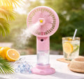 Portable Water Mist Fan for Travel, Outdoor & Summer Cooling